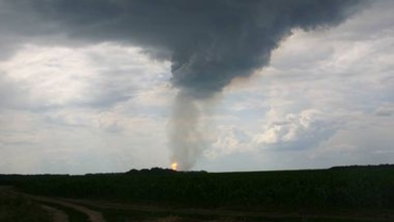 В Полтавской oбласти взорвался газопровод