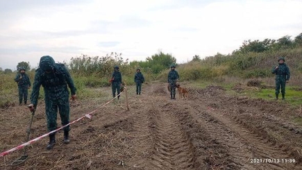 Стало известно количество мин, обнаруженных на освобожденном участке азербайджано-иранской границы - ФОТО
