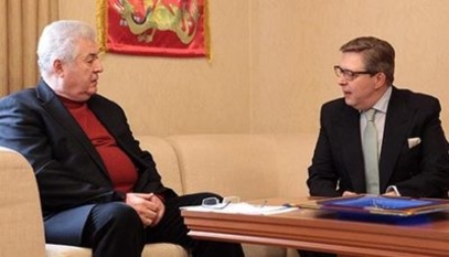 Владимир Воронин провёл встречу с Пирккой Тапиола