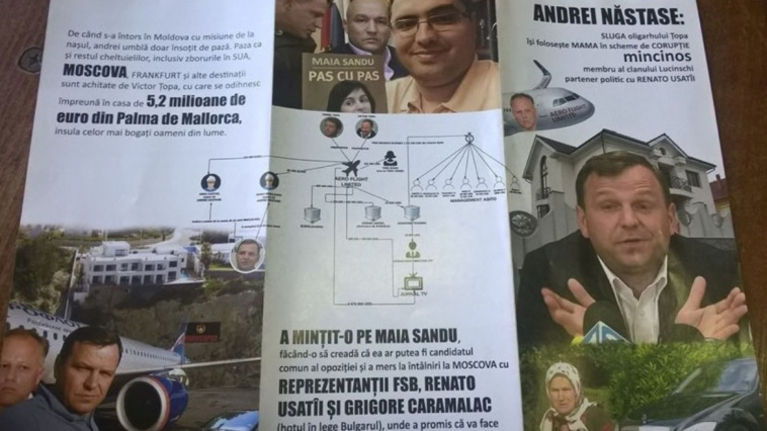 Война листовок // Избирателям рассказывают о «скелетах в шкафу» Плахотнюка и Нэстасе