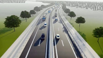 За 8 лет протянули лишь 6 км столичной кольцевой дороги