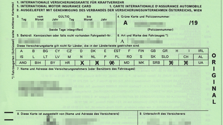 Молдова сохранила членство в международной системе «Зеленая карта»