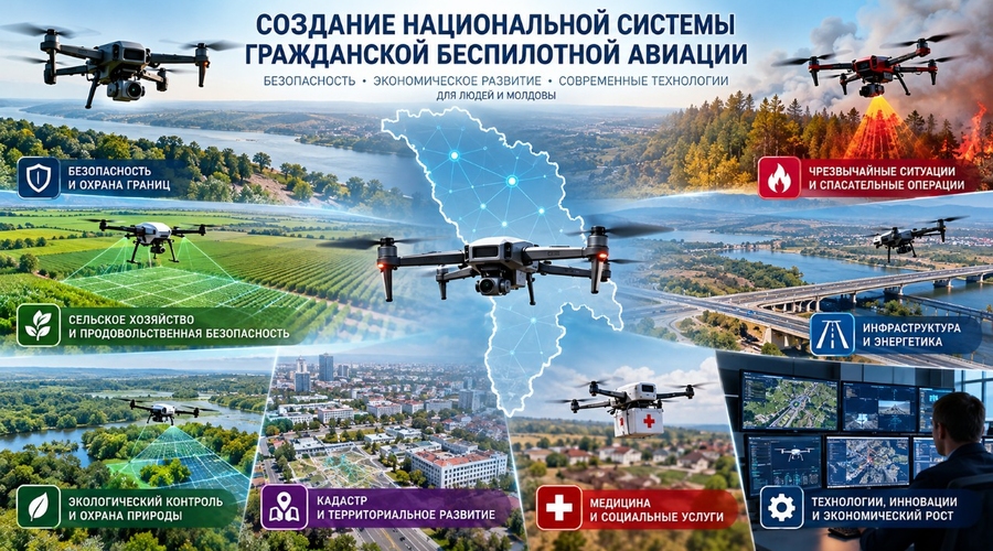 Молдове нужна собственная индустрия беспилотных технологий