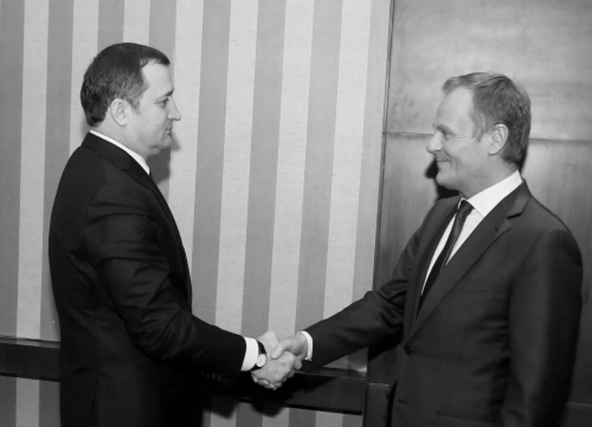 Влад Филат обсудил социально-экономическую ситуацию Молдовы с председателем Европейского совета