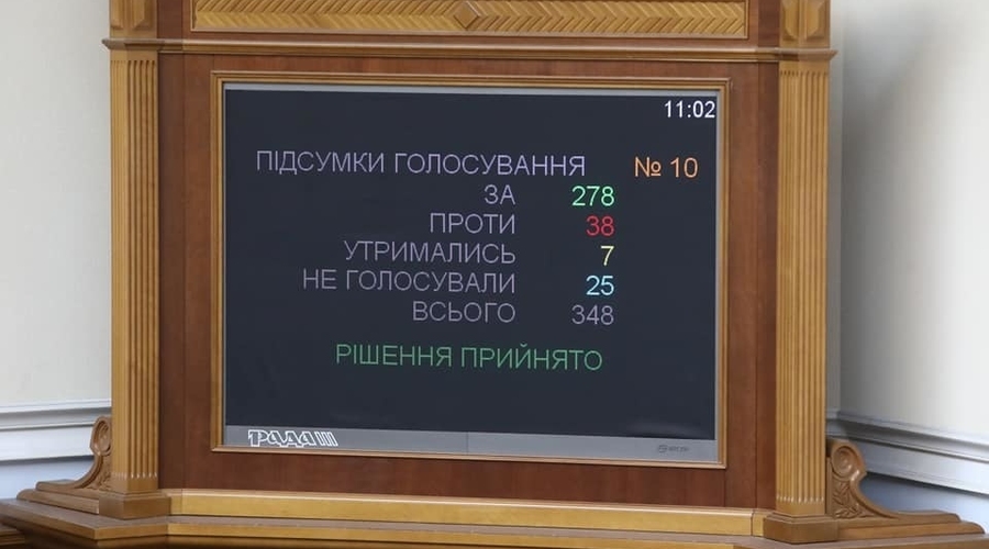 Рада приняла закон об обязательном использовании украинского языка