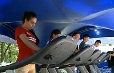 В центре столицы появились беговые дорожки