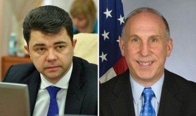 Виктор Осипов встретился с послом США в Молдове Джеймсом Петтитом
