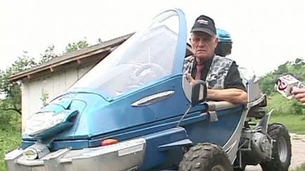 Румынский изобретатель сконструировал автомобиль, расходующий 0,5 л. бензина на 100 км