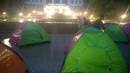 Социалисты начинают пикетировать центр Кишинева