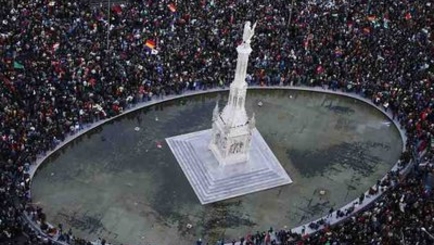 В Мадриде десятки тысяч граждан вышли на протест