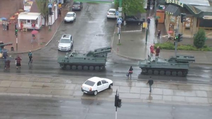 В Луганск прибыл новый «гумконвой» из военной техники
