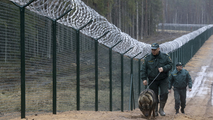 В Латвии построили 93-километровый забор на границе с Россией