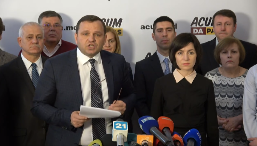 Блок ACUM отказался от коалиции с ПСРМ