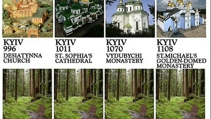 Посольство США в Украине показало Путину, как в давние времена выглядел Киев и что было в то время на территории современной России.