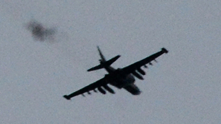 Штурмовик Су-25 разбился в Днепропетровске