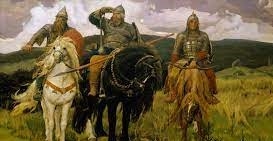 Былинные русские богатыри скажите...