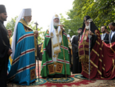 Слово Святейшего Патриарха Кирилла после молебна у памятника Крестителю Руси на Владимирской горке