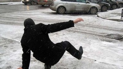 Из-за гололёда пострадало ок. 20 человек