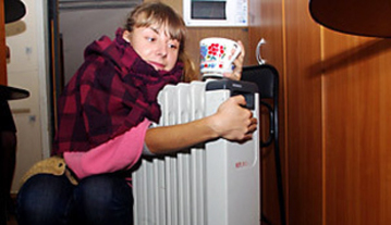 Кто замерз, может попросить тепла