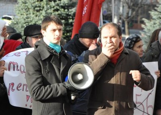 Социалисты протестовали против антисоциальных действий властей
