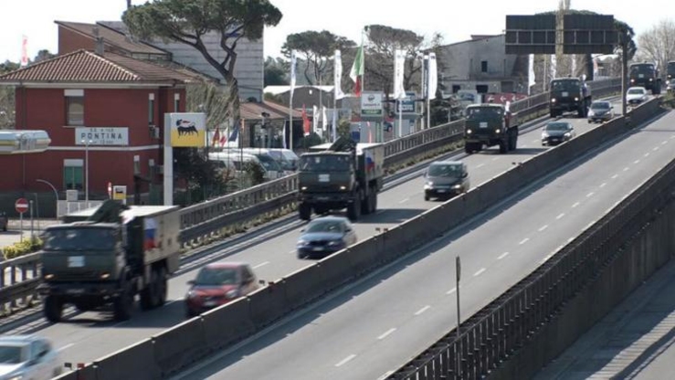 Россия продолжает оказывать гуманитарную помощь Италии