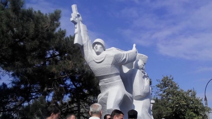 Открытие мемориального комплекса в с.Кочиеры