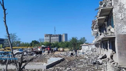 Шок: В Сергеевке от удара ракеты пострадал молдавский санаторий. Есть раненые и убытые