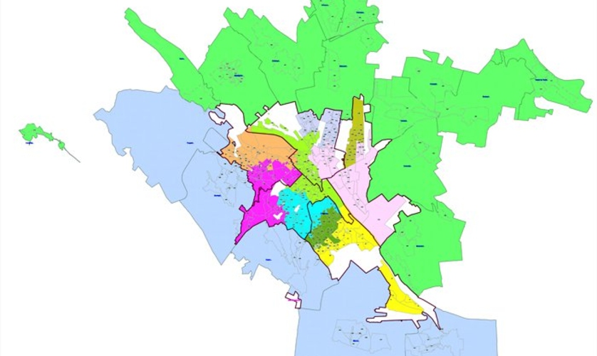 Определились с границами округов
