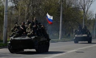 Повстанцы захватили бронетехнику и въехали в Краматорск