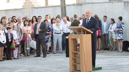 Сегодня прошла линейкa, посвящённая старту учебного года