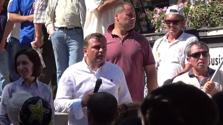 В Кишиневе прошел митинг протеста