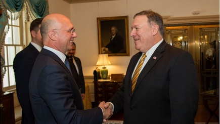 Премьер РМ провел встречу с госсекретарем США