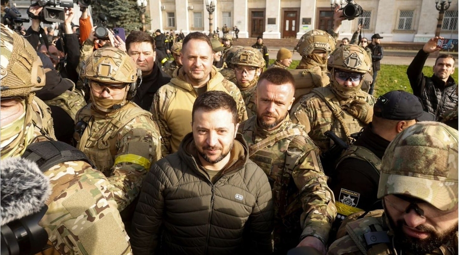 В. Зеленский. День в Херсоне