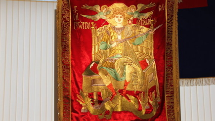 Доставка в Кишинев знамени  Штефана чел Маре сигнал для коммунистов?