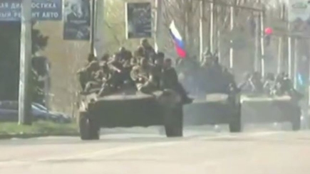 Боевики захватили в Краматорске бронетехнику