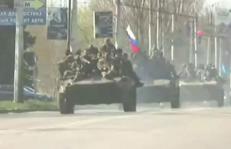 Боевики захватили в Краматорске бронетехнику