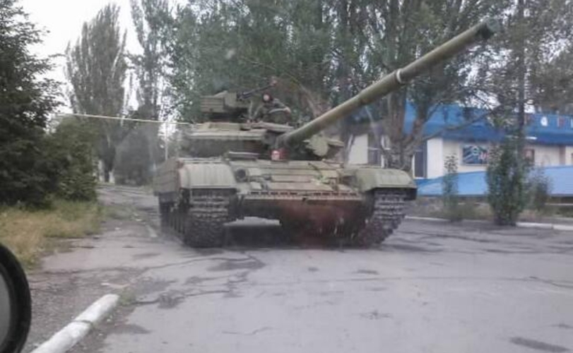 Российские танки вошли в Украину