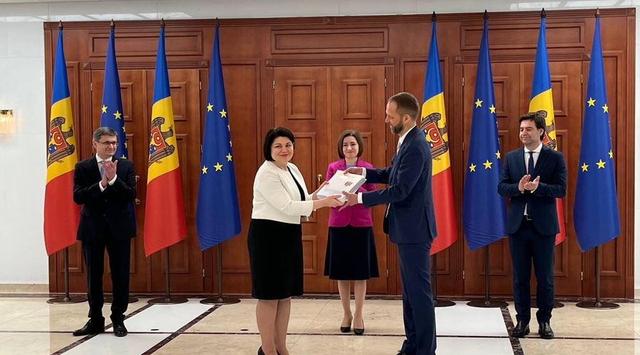 Молдова подала первую часть анкеты о присоединении к Европейскому Союзу