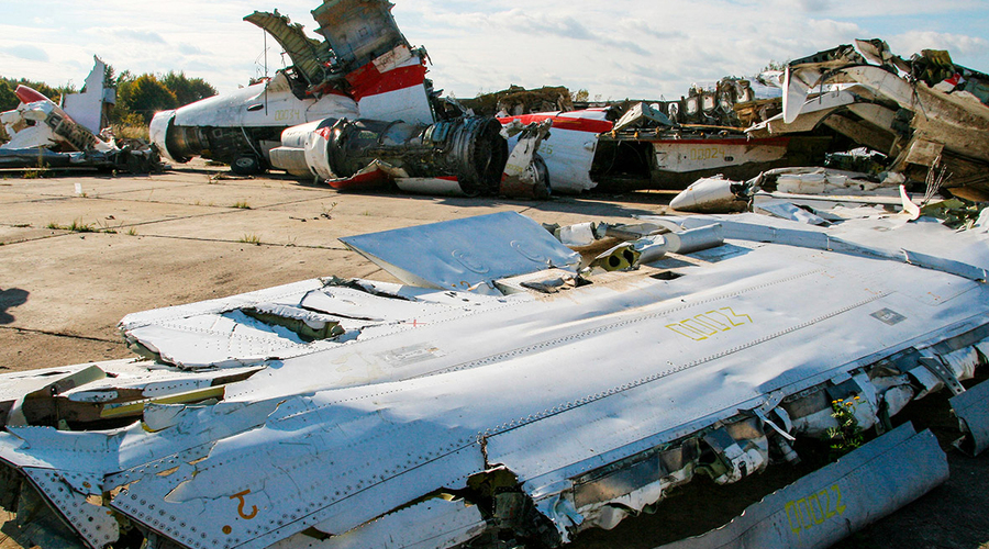 В Польше заявили о следах взрыва на крыле Ту-154 Качиньского