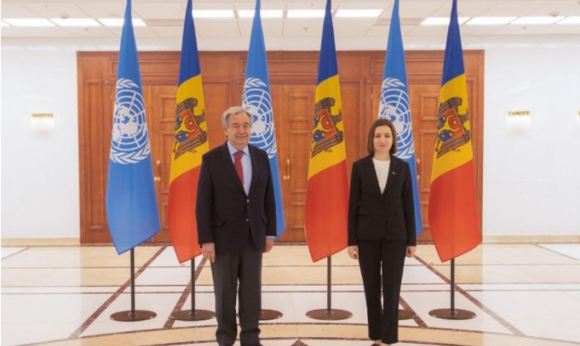 Майя Санду встретилась с Генеральным секретарем ООН Антониу Гутерришем