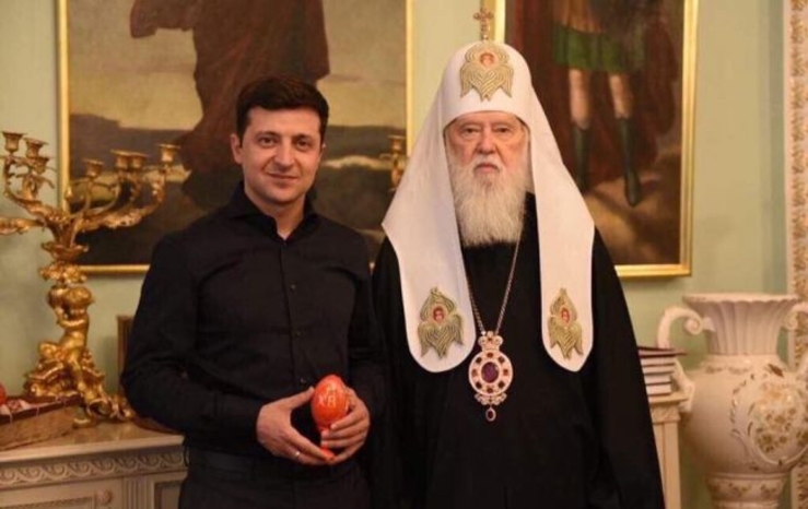 Зеленский встретился с Филаретом