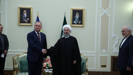 Игорь Додон встретился с Президентом Ирана Хасаном Рухани