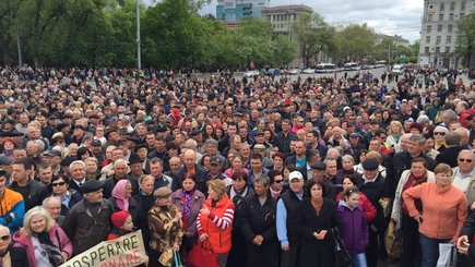 В Кишиневе прошел митинг оппозиции