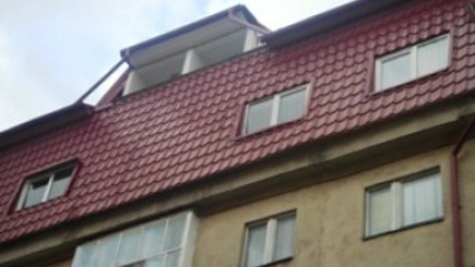 В столице рухнула мансарда