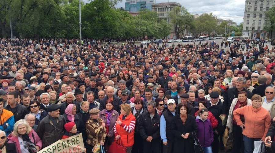 В Кишиневе прошел митинг оппозиции