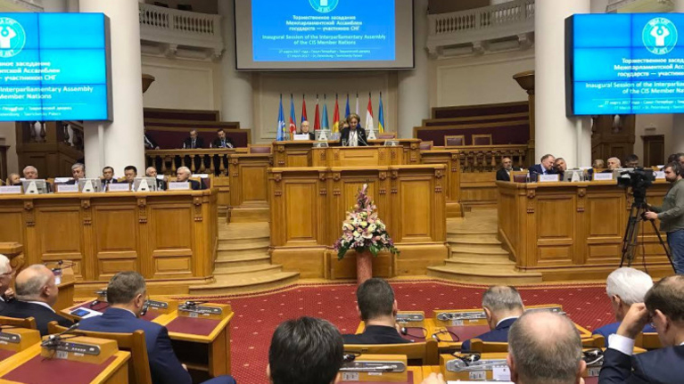 Додон приветствовал начало заседания Межпарламентской ассамблеи СНГ от имени всего народа