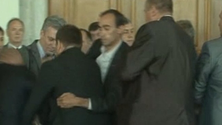 Драка в молдавском парламенте