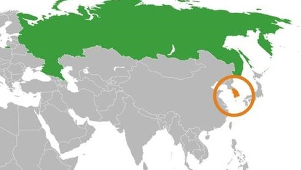 Территория Южной Кореи в 170 раз меньше территории России.