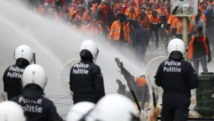 В Брюсселе прошла многотысячная «Евродемонстрация»