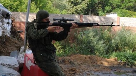 В Степановке террористы стреляли из танков по силам АТО